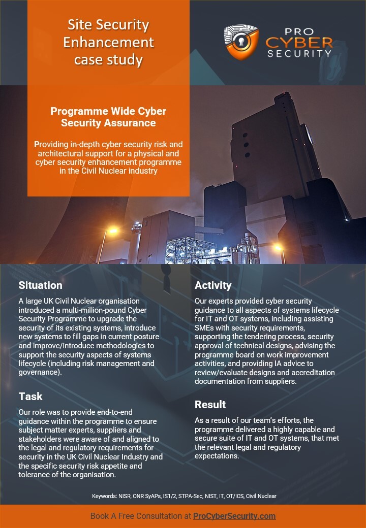 Case Study - Site Security Enhancement